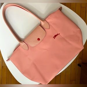 Longchamp Pink Pliage Tote
